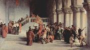 Francesco Hayez Release of Vittor Pisani from the dungeon France oil painting artist